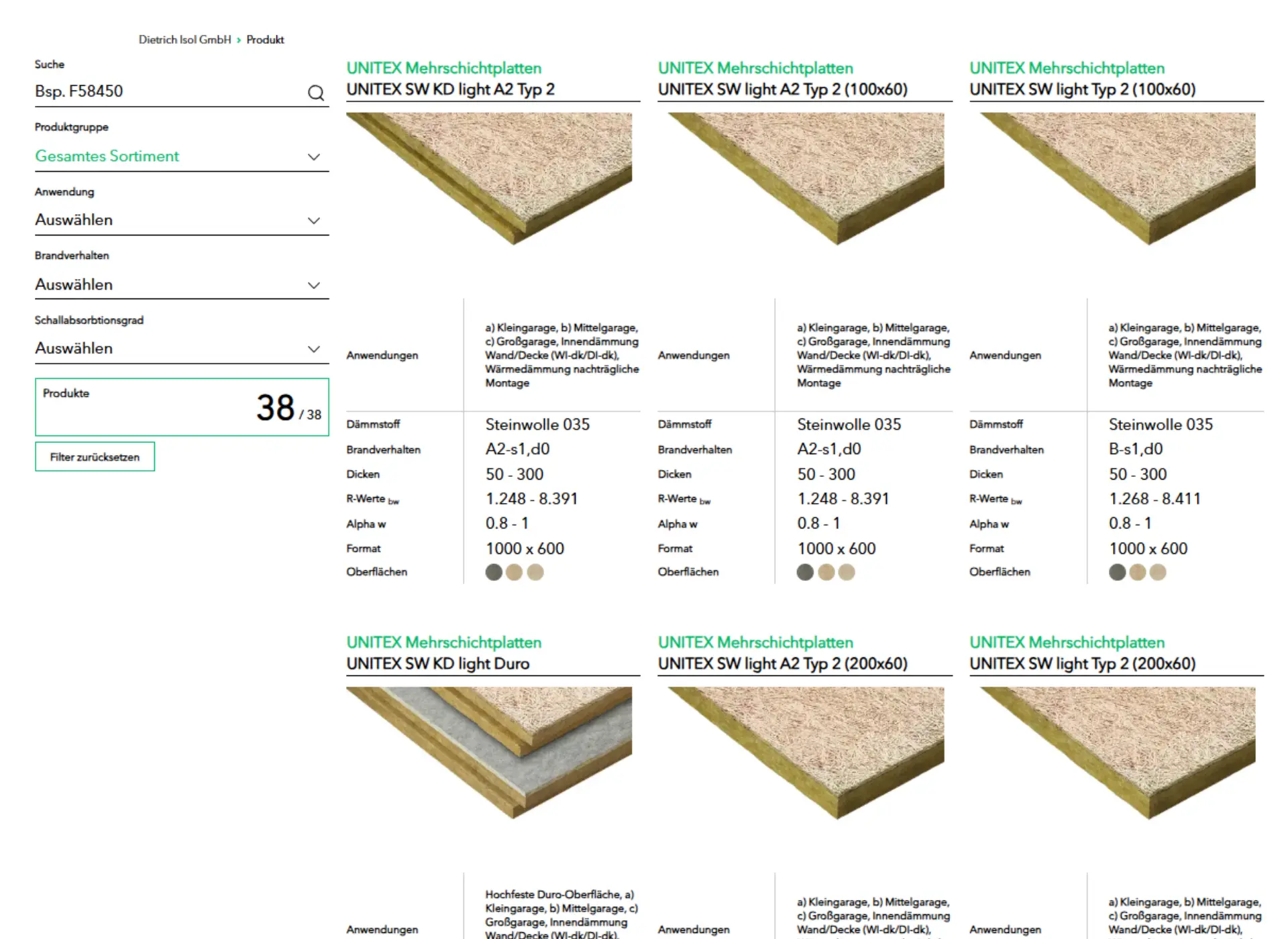 Produktfinder – In wenigen Schritten zum passenden Produkt